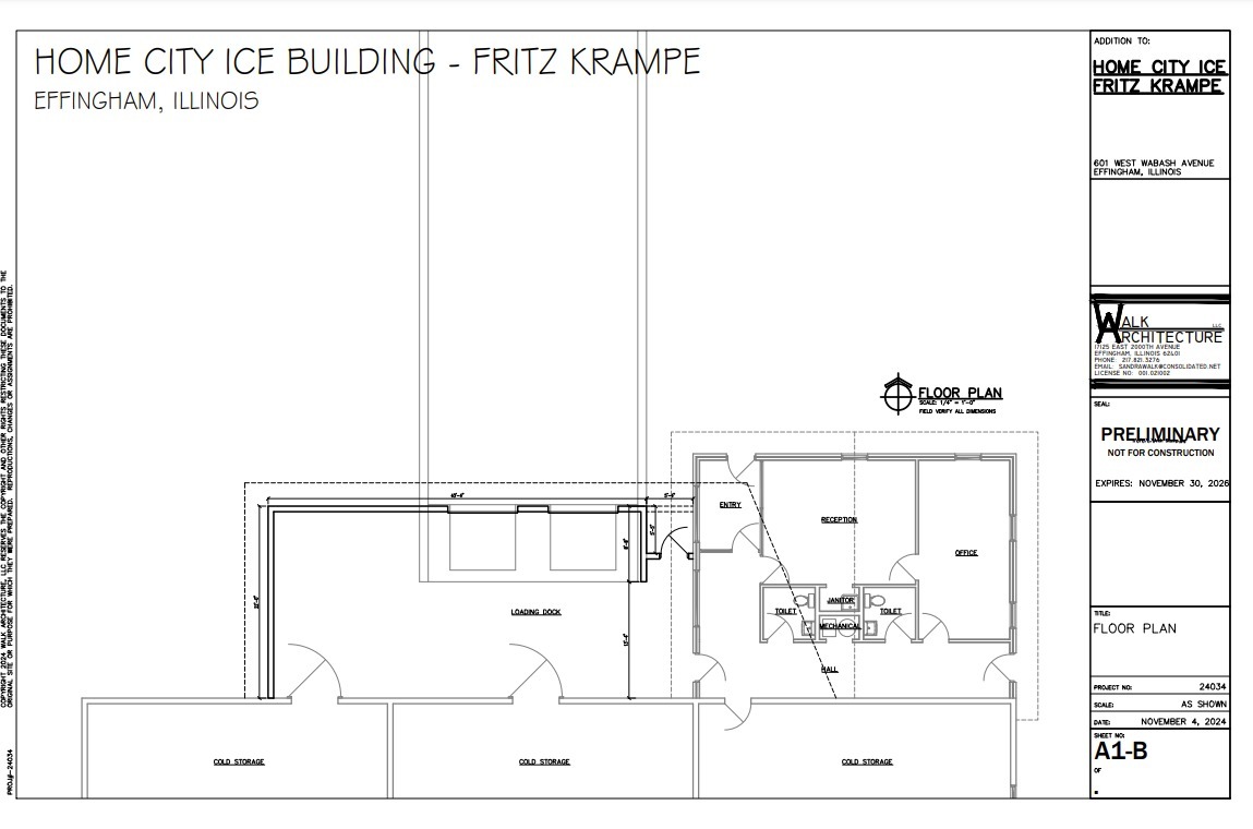 601 W Wabash Ave, Effingham, IL en alquiler Plano de la planta- Imagen 1 de 3