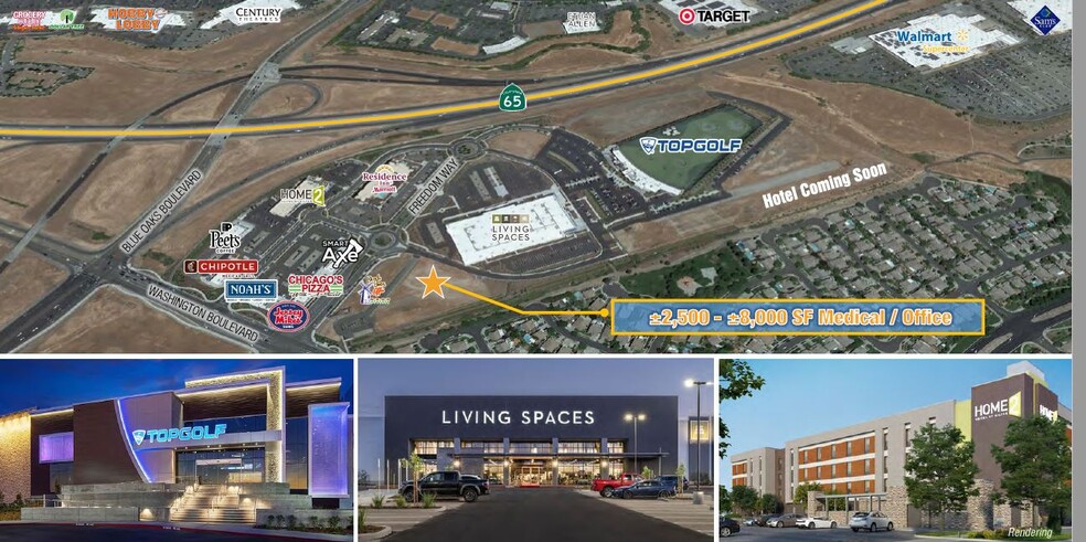 Freedom Point SEQ Washington Blvd & Blue Oaks Blvd, Roseville, CA en venta - Foto principal - Imagen 1 de 9