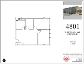 4801 W Peterson Ave, Chicago, IL en alquiler Plano de la planta- Imagen 1 de 6