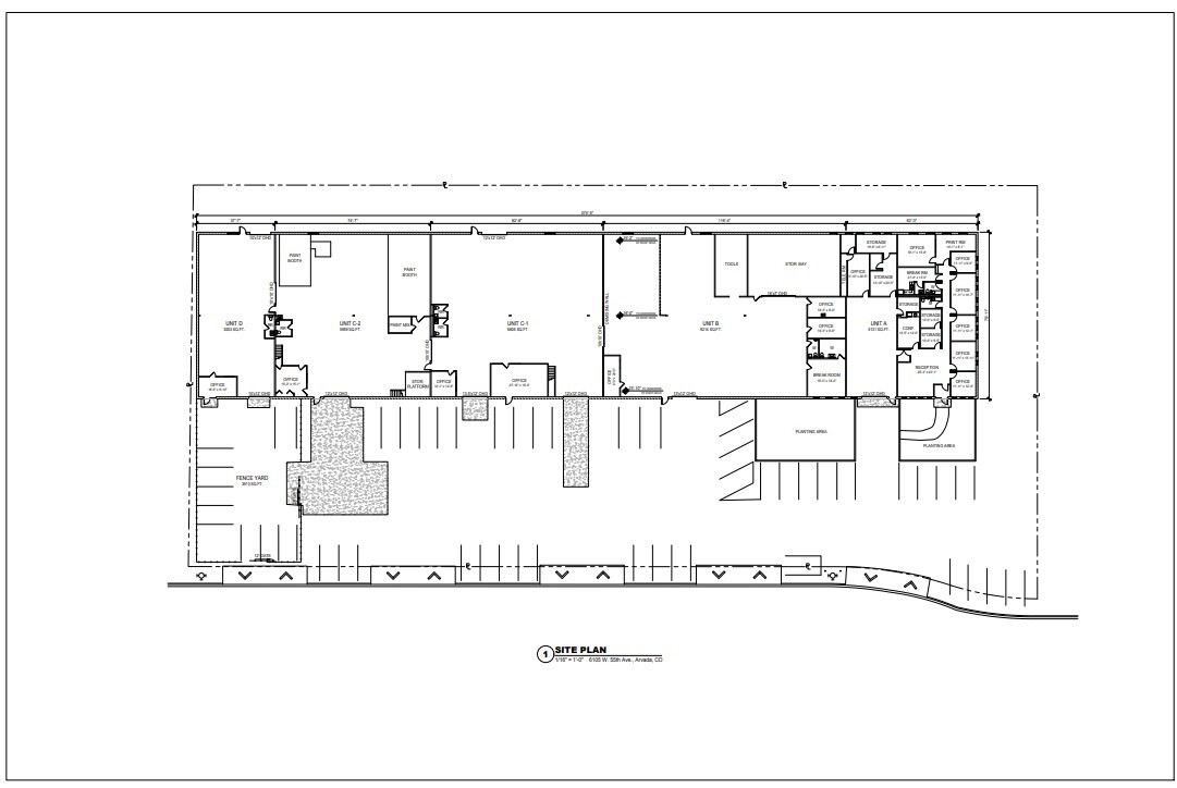 6105 W 55th Ave, Arvada, CO en alquiler Plano del sitio- Imagen 1 de 1