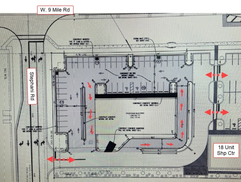 1491 Nine Mile Rd, Pensacola, FL en alquiler - Plano del sitio - Imagen 3 de 5