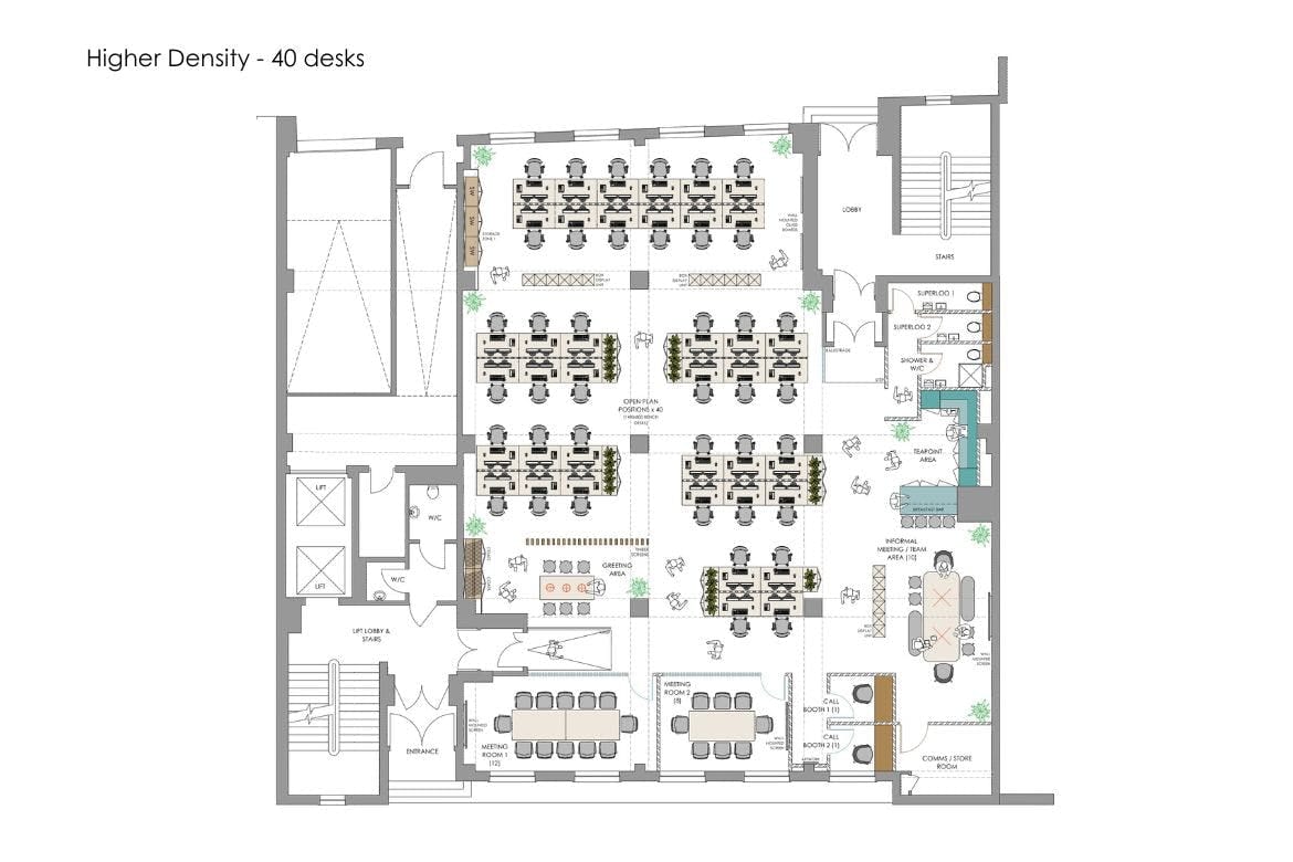 63 Gee St, London en alquiler Plano de la planta- Imagen 1 de 2