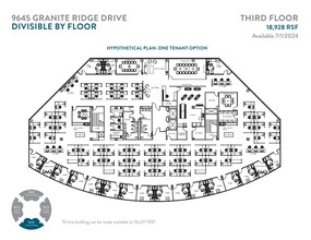 9655 Granite Ridge Dr, San Diego, CA en alquiler Plano de la planta- Imagen 2 de 3