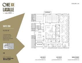 1 N La Salle St, Chicago, IL en alquiler Plano de la planta- Imagen 2 de 7