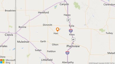 NEC of CR 624 and CR 526, Hart, TX - AÉREA vista de mapa - Image1