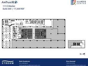 111 E Wacker Dr, Chicago, IL en alquiler Plano de la planta- Imagen 1 de 1