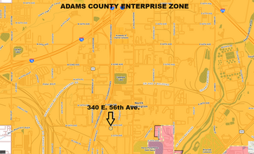 340 E 56th Ave, Denver, CO en alquiler Mapa- Imagen 1 de 2