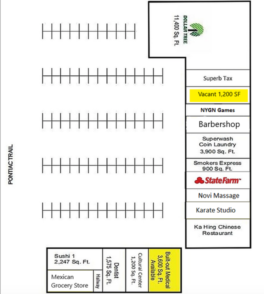 44999-45065 W Pontiac Trl, Novi, MI en alquiler - Foto del edificio - Imagen 2 de 4