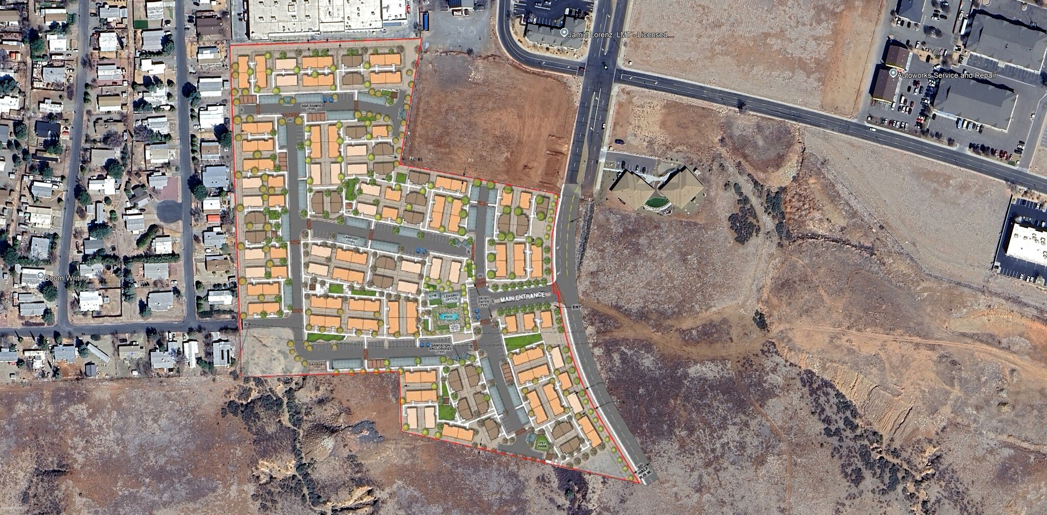 S/SWC Navajo Dr & Eastridge dr, Prescott Valley, AZ en venta Plano del sitio- Imagen 1 de 4