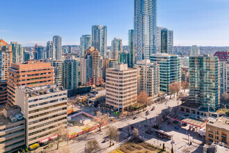 1200 Burrard St, Vancouver, BC - VISTA AÉREA  vista de mapa