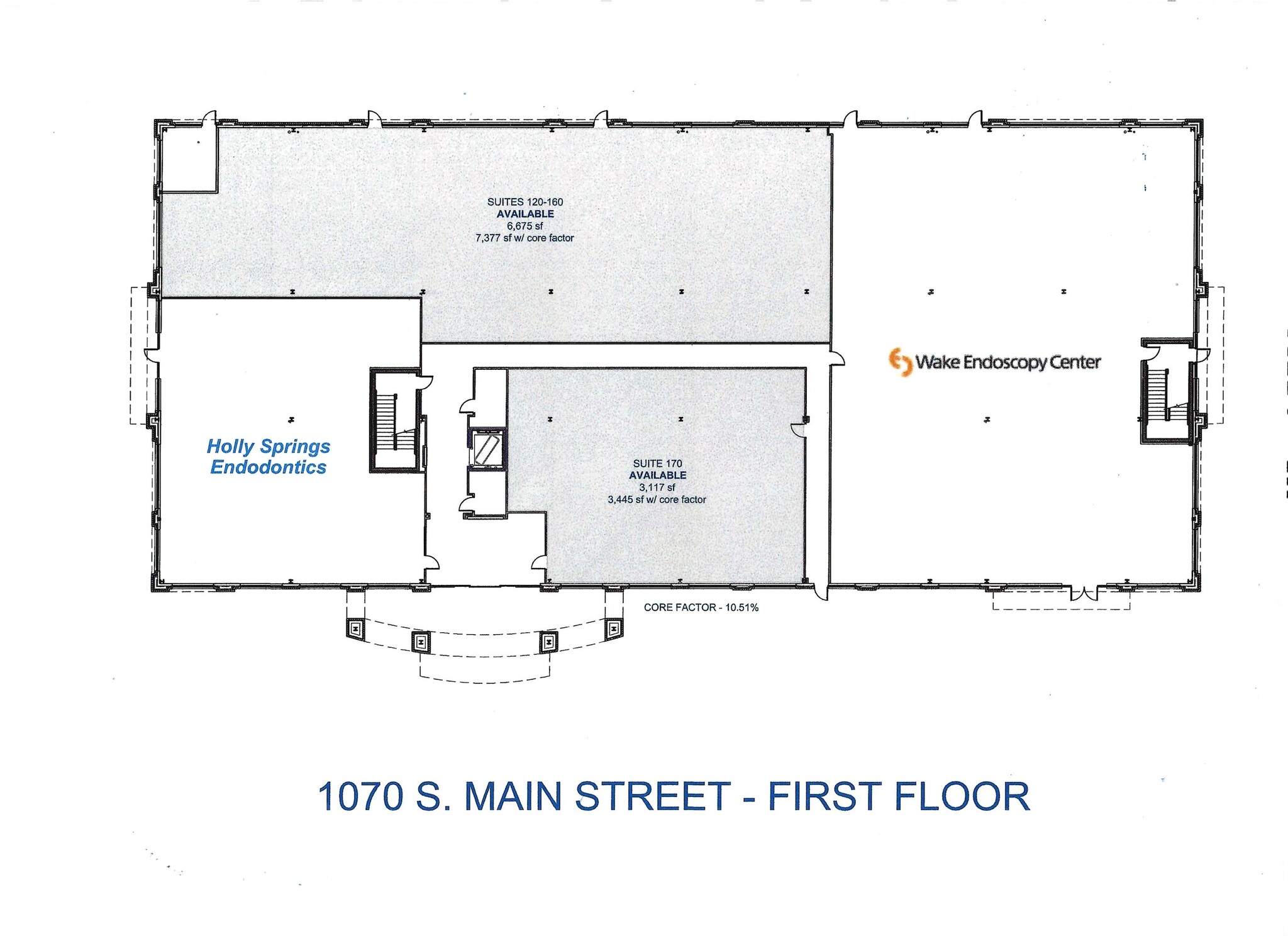 1070 S Main St, Holly Springs, NC en alquiler Plano del sitio- Imagen 1 de 1