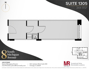 8 S Michigan Ave, Chicago, IL en alquiler Plano de la planta- Imagen 1 de 4