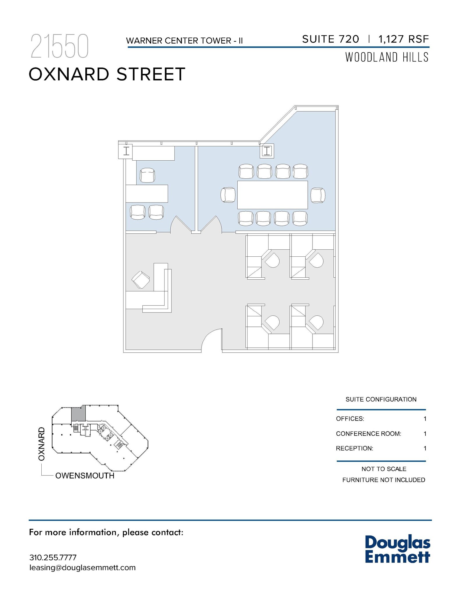 21550 Oxnard St, Woodland Hills, CA en alquiler Plano de la planta- Imagen 1 de 1