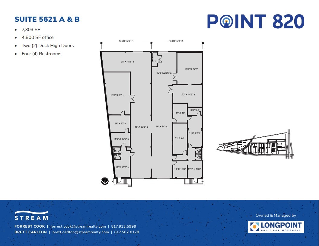 5721 E Rosedale St, Fort Worth, TX en alquiler Plano de la planta- Imagen 1 de 1