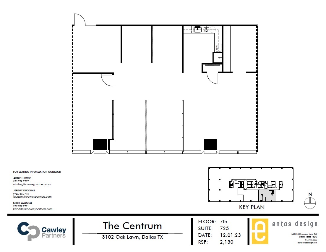 3102 Oak Lawn Ave, Dallas, TX en alquiler Plano de la planta- Imagen 1 de 5