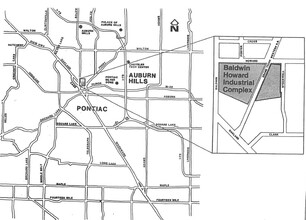 60 Baldwin Ave, Pontiac, MI - VISTA AÉREA  vista de mapa