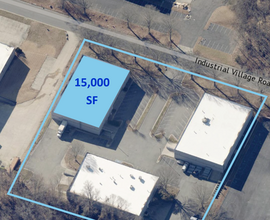 7906 Industrial Village Rd, Greensboro, NC - VISTA AÉREA  vista de mapa