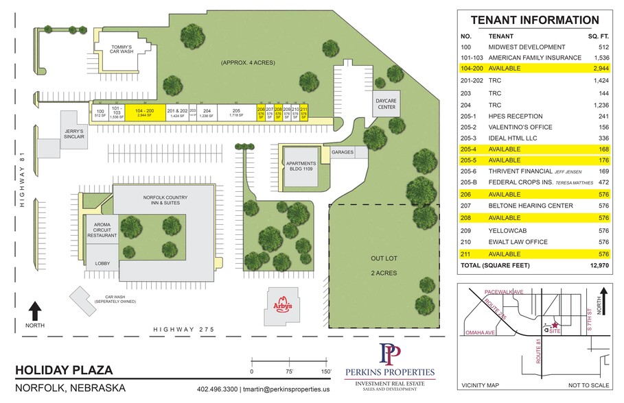 1105 S 13th St, Norfolk, NE en alquiler - Plano del sitio - Imagen 2 de 2