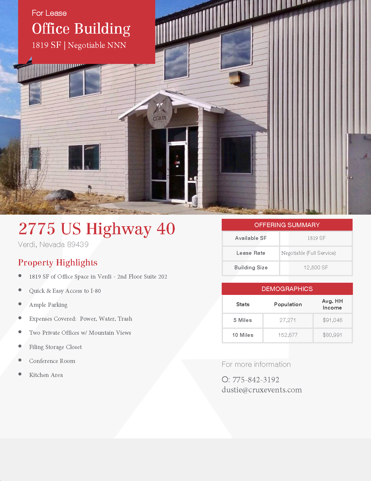 2775 US Highway 40 W, Verdi, NV en alquiler Foto del edificio- Imagen 1 de 19