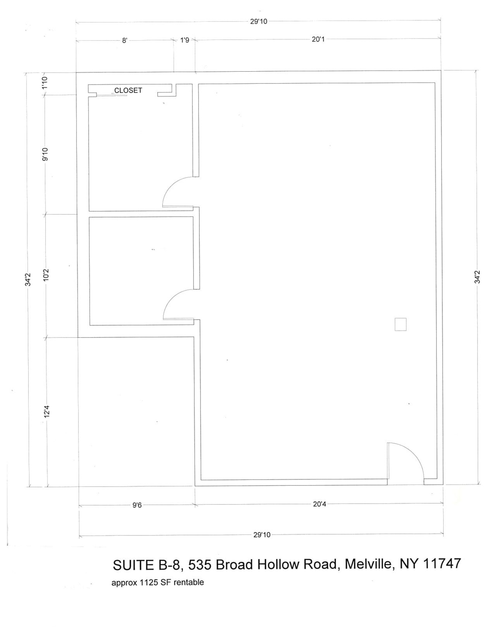 535 Broadhollow Rd, Melville, NY en alquiler Plano del sitio- Imagen 1 de 1