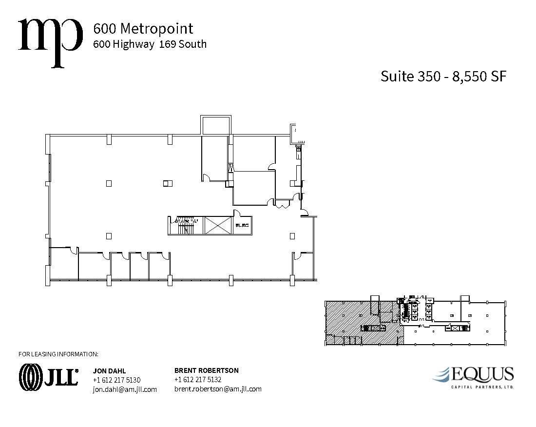 600 Highway 169 S, Saint Louis Park, MN en alquiler Plano de la planta- Imagen 1 de 1