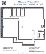 11104 W Airport Blvd, Stafford, TX en alquiler Plano de la planta- Imagen 1 de 1