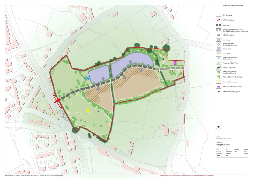 Crossways Ln, Thornbury en alquiler - Plano del sitio - Imagen 3 de 3