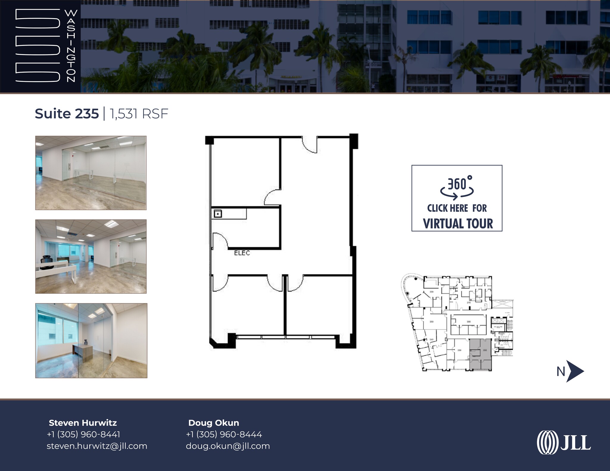 555 Washington Ave, Miami Beach, FL en alquiler Plano del sitio- Imagen 1 de 1