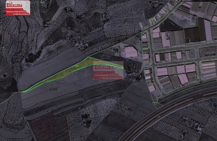 Terreno en Ibi, Alicante en venta - Vista aérea - Imagen 1 de 2