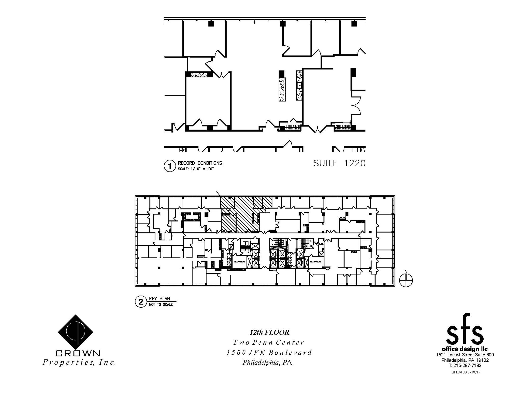 1500 John F Kennedy Blvd, Philadelphia, PA en alquiler Plano de la planta- Imagen 1 de 1