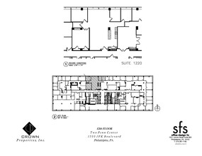 1500 John F Kennedy Blvd, Philadelphia, PA en alquiler Plano de la planta- Imagen 1 de 1