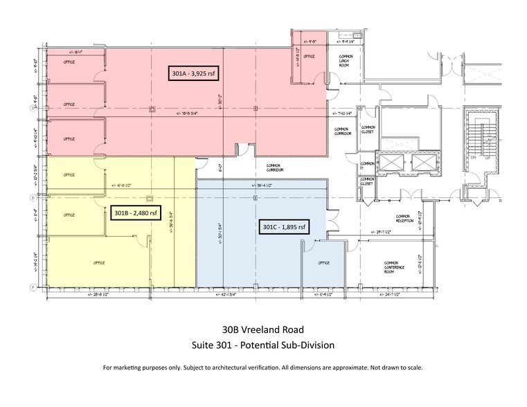 30 Vreeland Rd, Florham Park, NJ en alquiler - Plano del sitio - Imagen 3 de 49