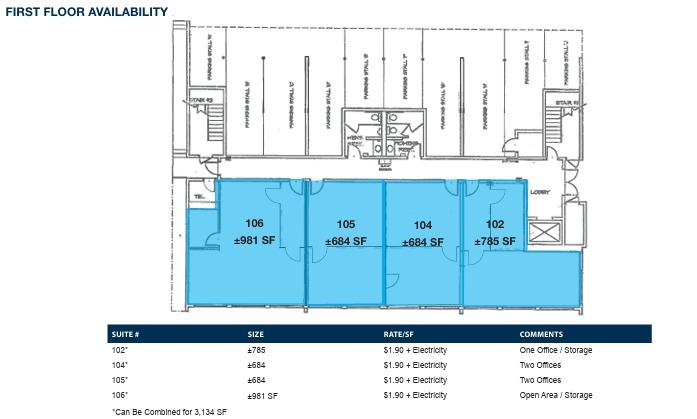 1706 5th Ave, San Diego, CA en alquiler Plano de la planta- Imagen 1 de 1