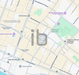 Más detalles de 8 Rue Pierre Au Lard, Paris - Oficina en alquiler