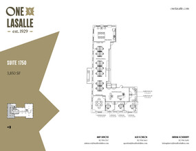 1 N La Salle St, Chicago, IL en alquiler Plano de la planta- Imagen 1 de 7