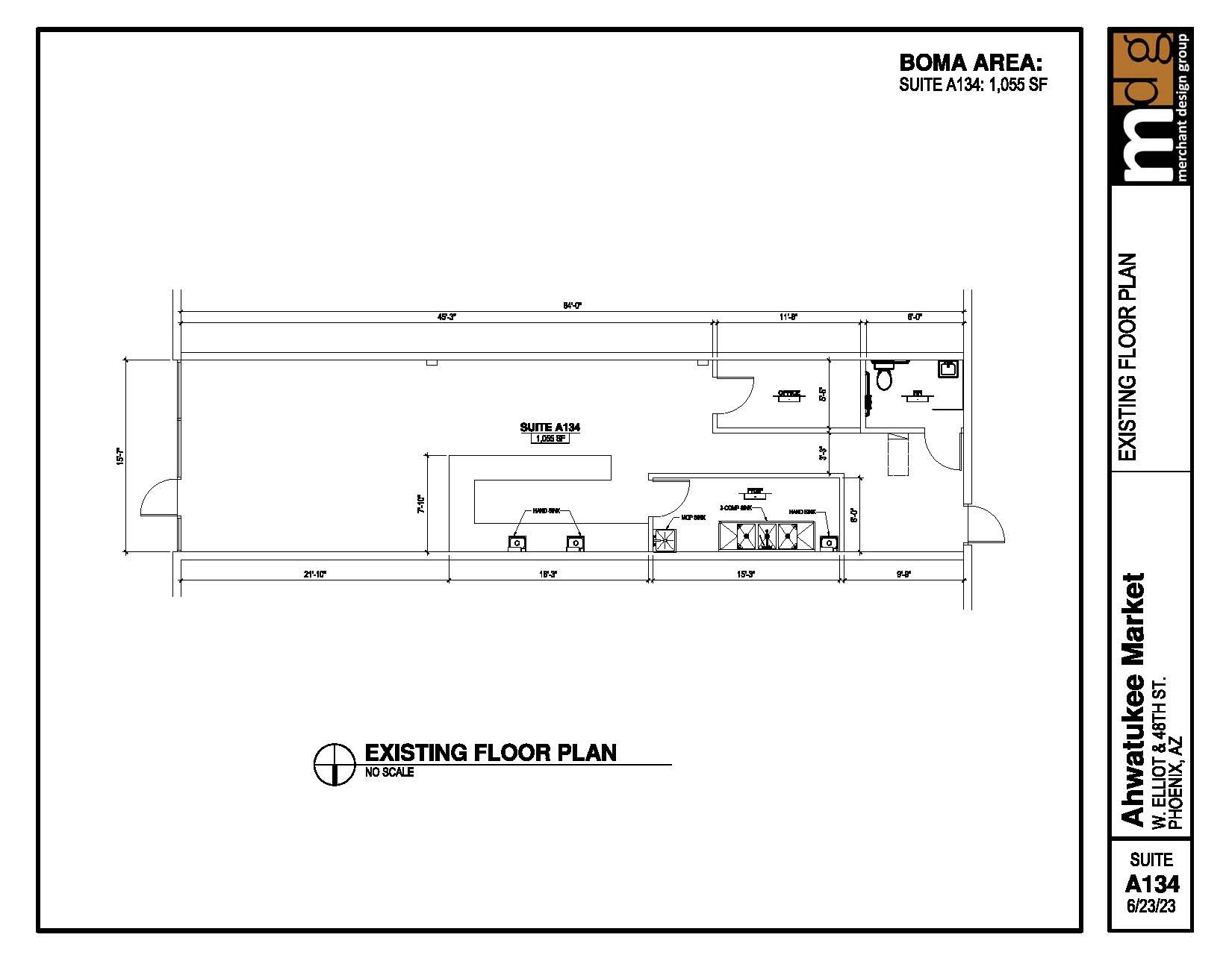 4747 E Elliot Rd, Phoenix, AZ en alquiler Plano de la planta- Imagen 1 de 1