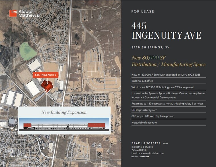 445 Ingenuity Ave, Sparks, NV en alquiler - Foto del edificio - Imagen 1 de 4