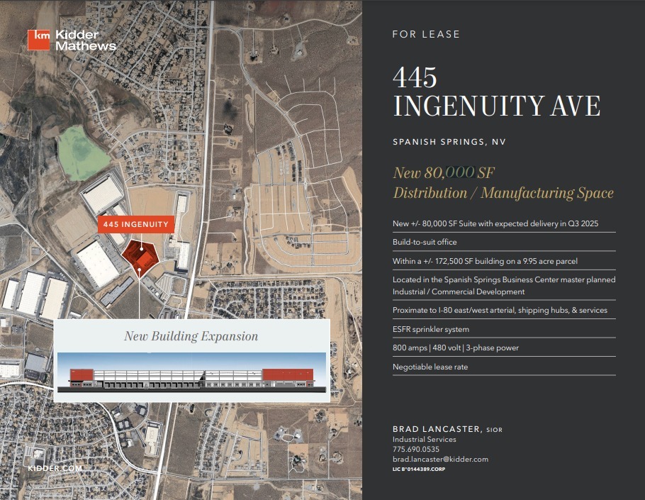 445 Ingenuity Ave, Sparks, NV en alquiler Foto del edificio- Imagen 1 de 5