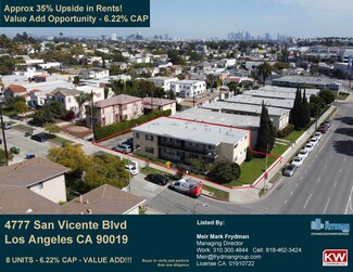 Más detalles para 4777 San Vicente Blvd, Los Angeles, CA - Edificios residenciales en venta