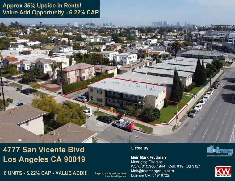 4777 San Vicente Blvd, Los Angeles, CA en venta - Foto del edificio - Imagen 1 de 18