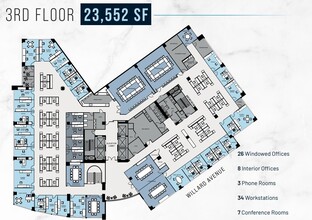 4445 Willard Ave, Chevy Chase, MD en alquiler Plano de la planta- Imagen 1 de 1