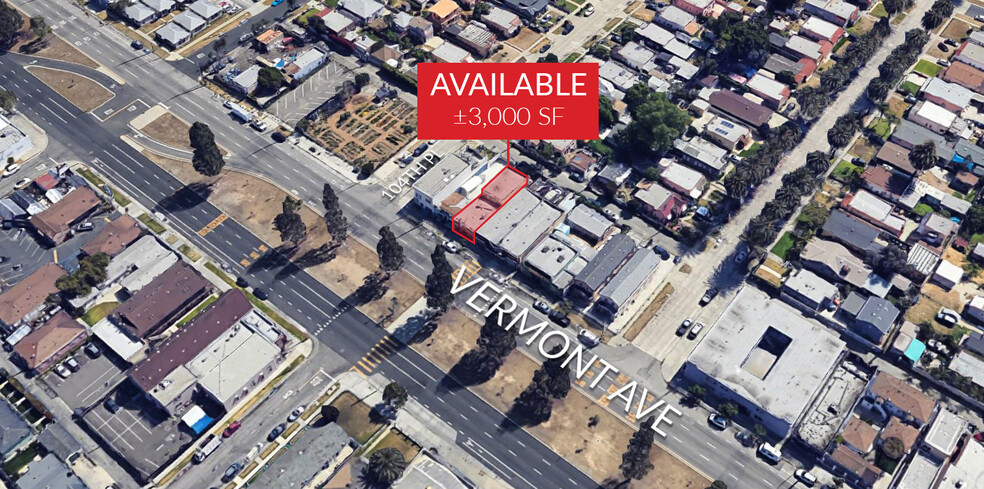 10456 S Vermont Ave, Los Angeles, CA en venta - Vista aérea - Imagen 3 de 13