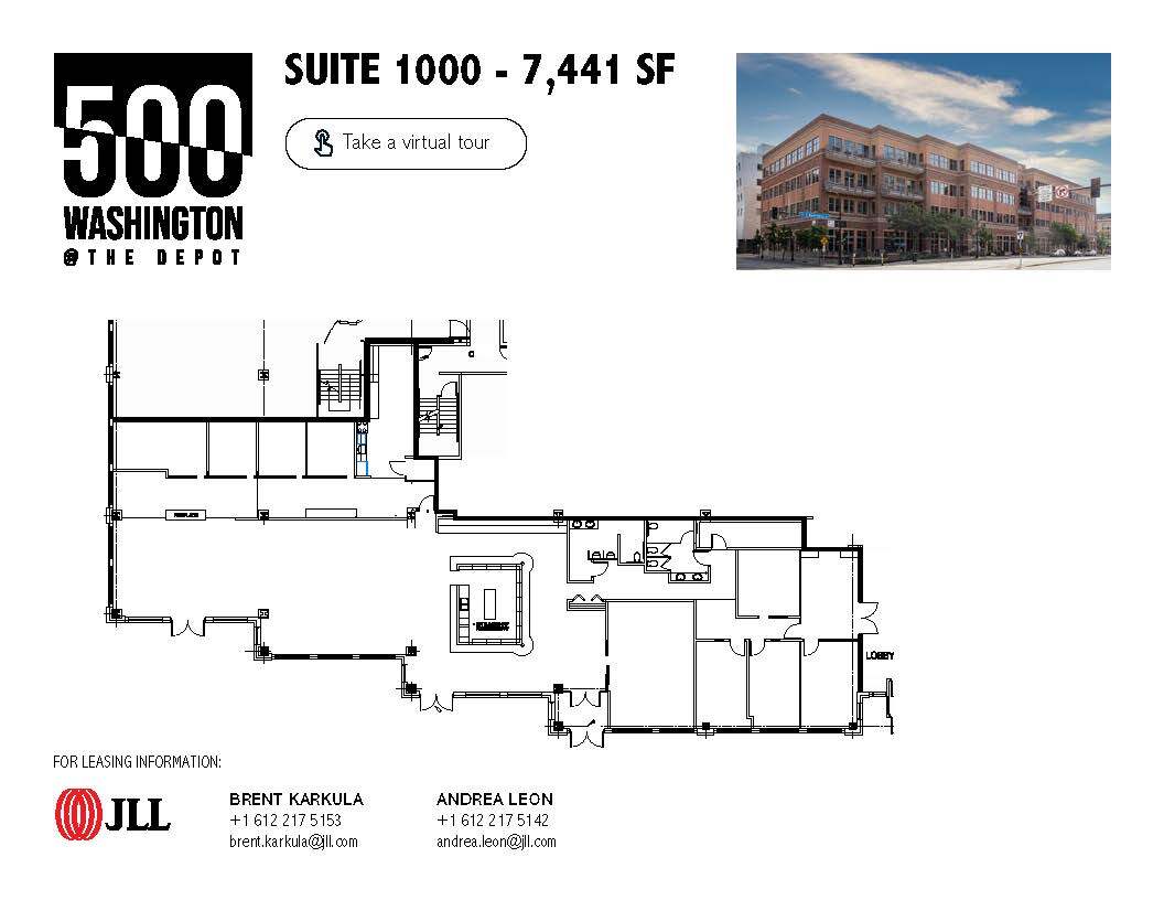 500 Washington Ave S, Minneapolis, MN en alquiler Plano de la planta- Imagen 1 de 1