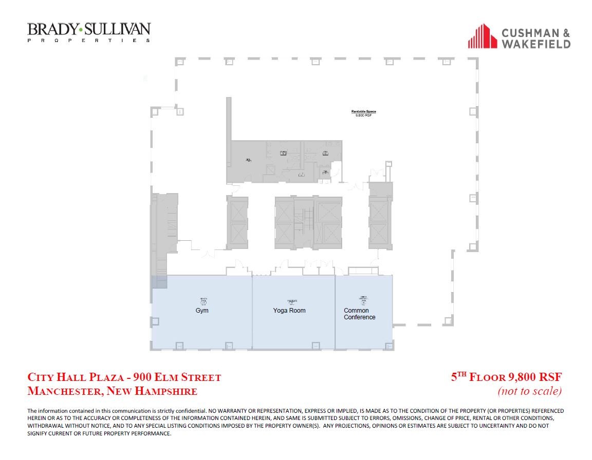 900 Elm St, Manchester, NH en alquiler Plano de la planta- Imagen 1 de 1