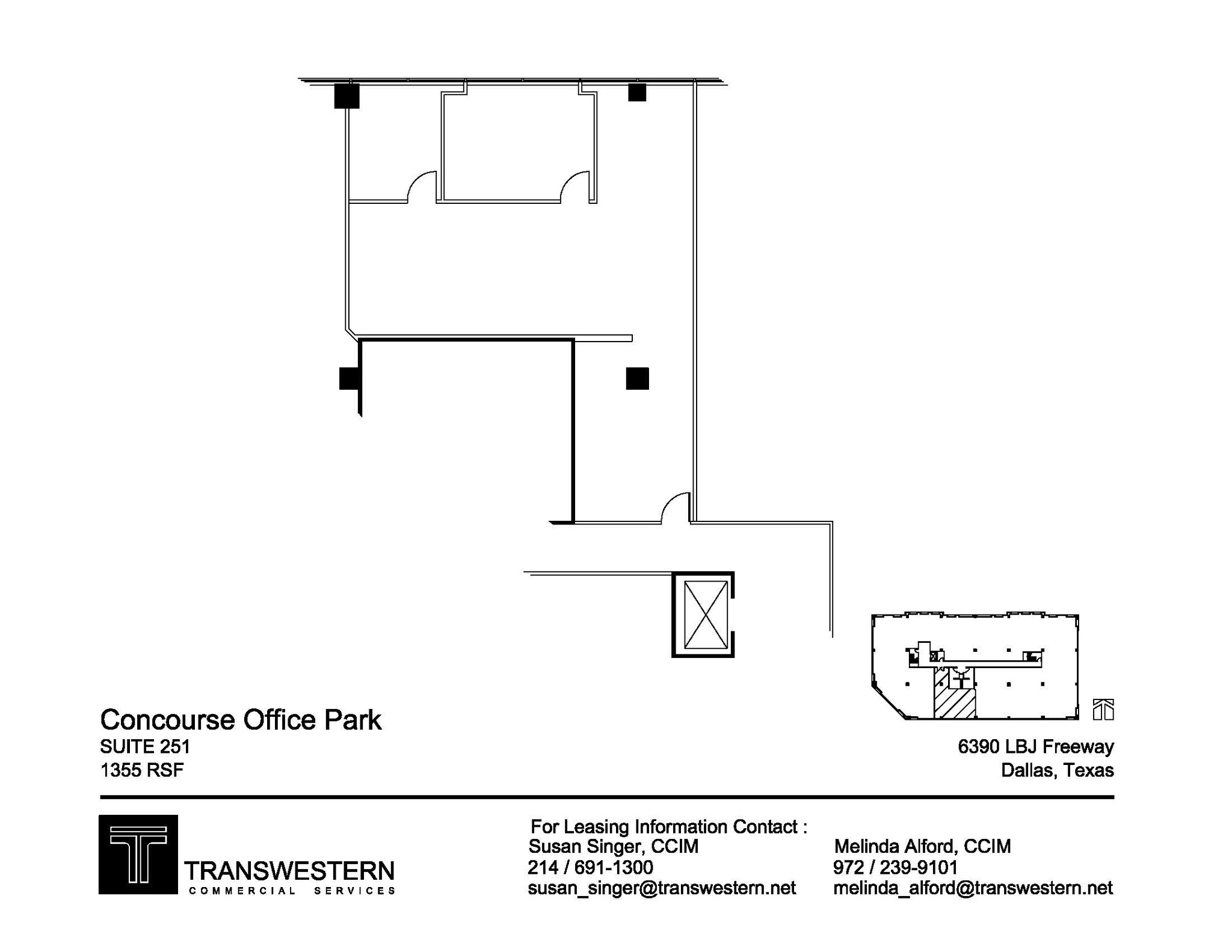 6350 LBJ Fwy, Dallas, TX en alquiler Plano de la planta- Imagen 1 de 1