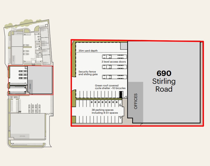 690 Stirling Rd, Slough en alquiler Plano de la planta- Imagen 1 de 1
