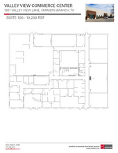 1861 Valley View Ln, Farmers Branch, TX en alquiler Plano de la planta- Imagen 1 de 1