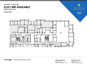 200 Mansell Ct E, Roswell, GA en alquiler Plano de la planta- Imagen 1 de 1