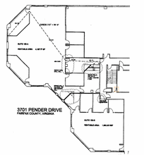 3701 Pender Dr, Fairfax, VA en alquiler Plano de la planta- Imagen 1 de 1