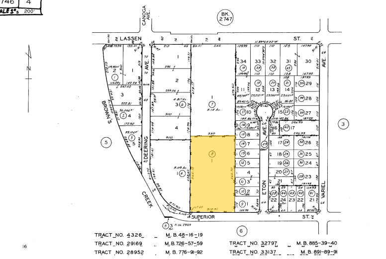 21325 Superior St, Chatsworth, CA en alquiler - Plano de solar - Imagen 3 de 9